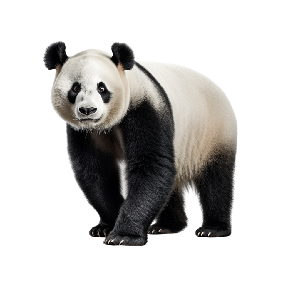 AI generated Panda clip art png