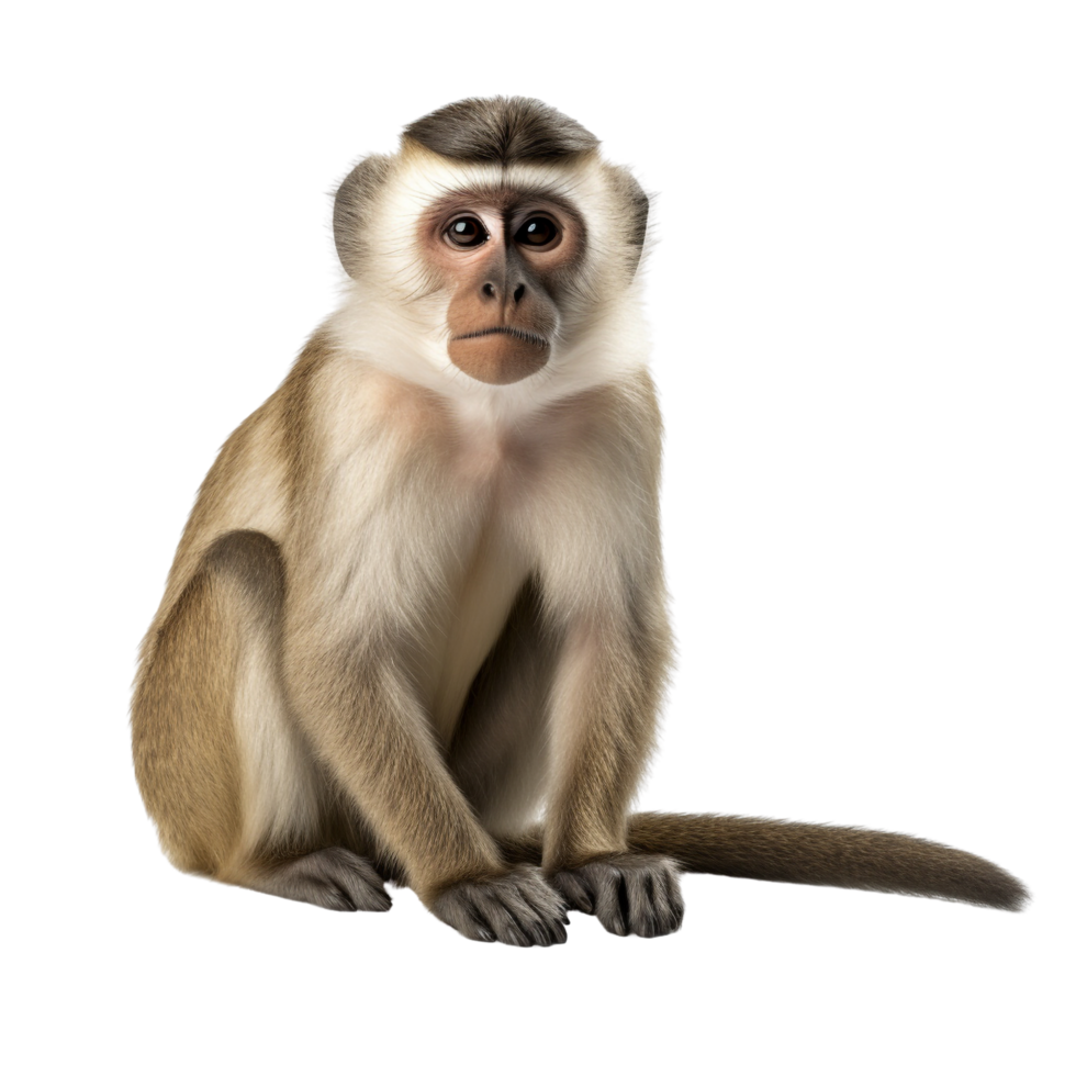 AI generated Monkey clip art png