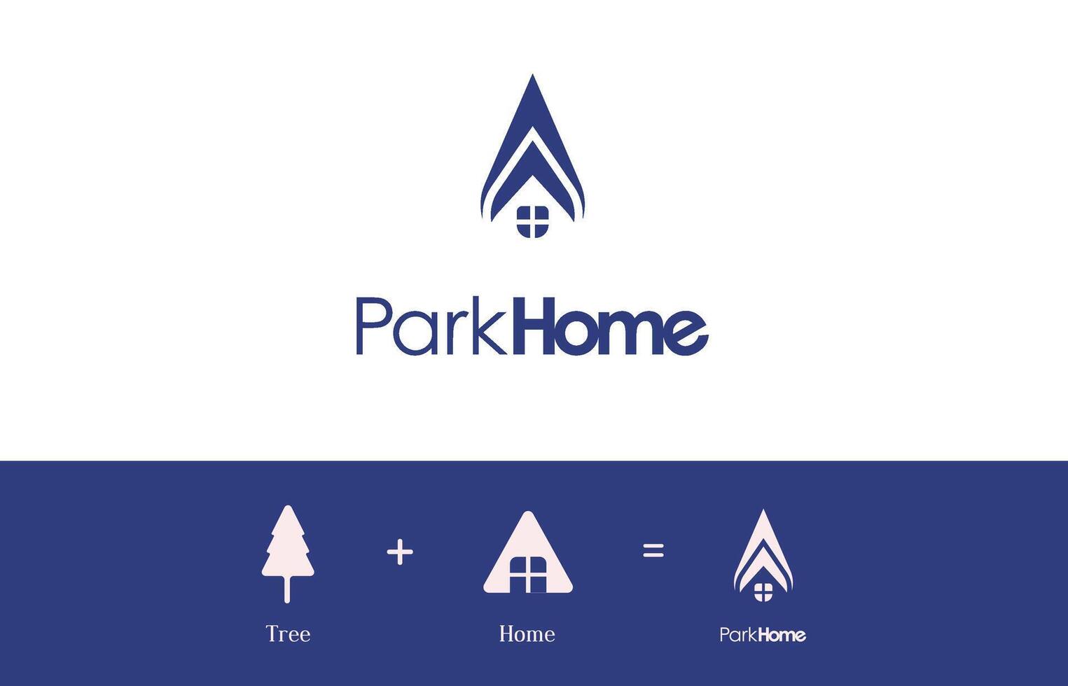 Logo Initial Tree and House, natural home logo design vector template, Easy to use and editable color. Let's make your design easier