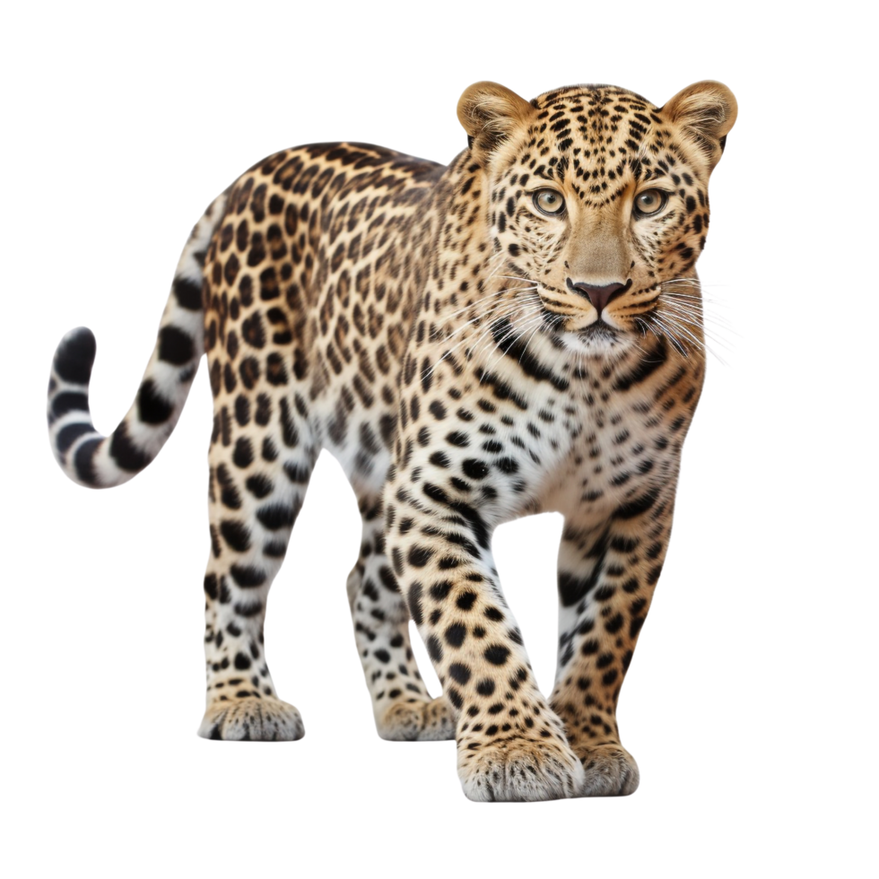 AI generated Leopard clip art png