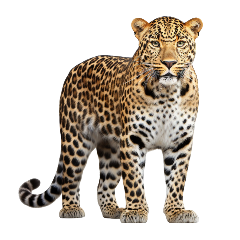 AI generated Leopard clip art png