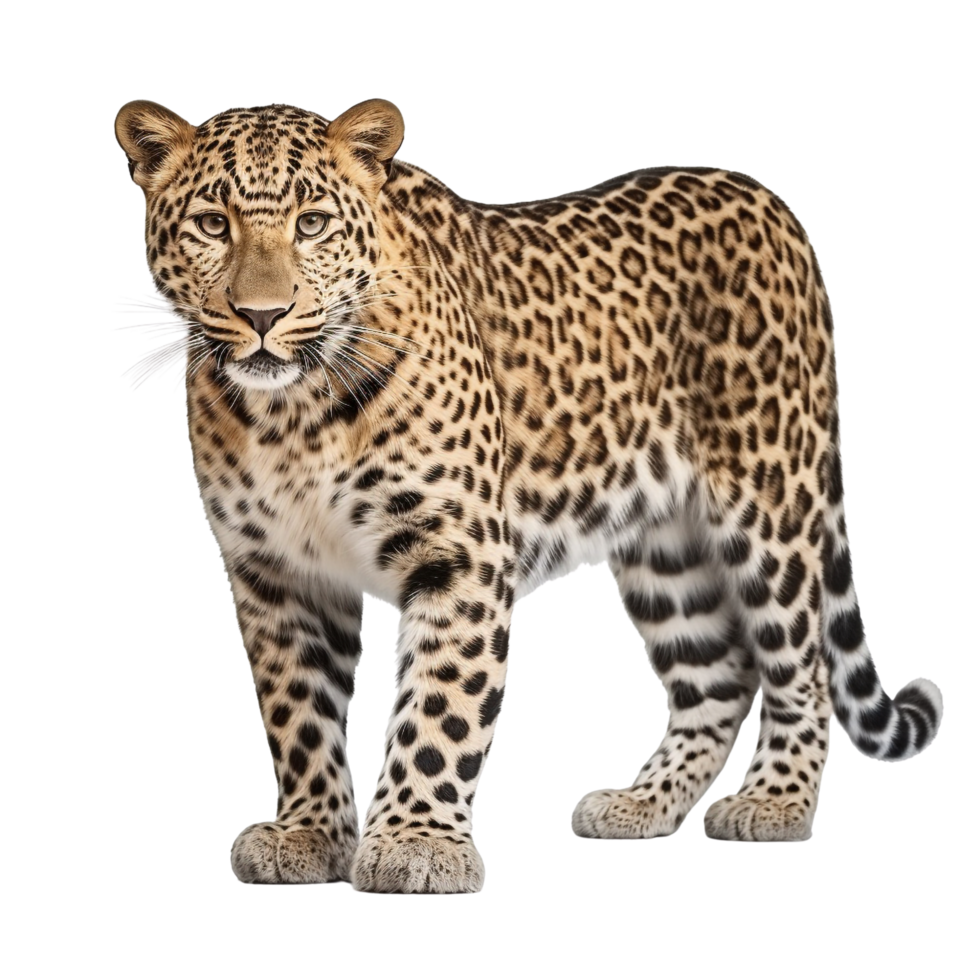 AI generated Leopard clip art png