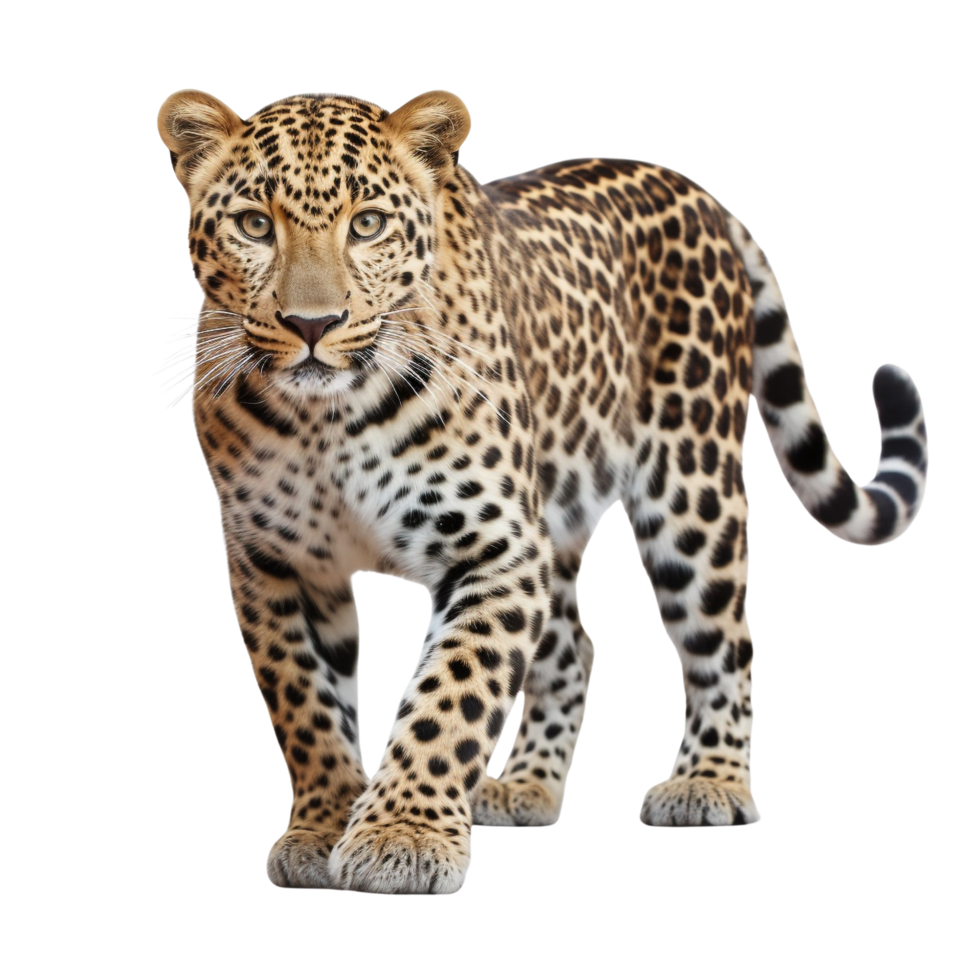AI generated Leopard clip art png