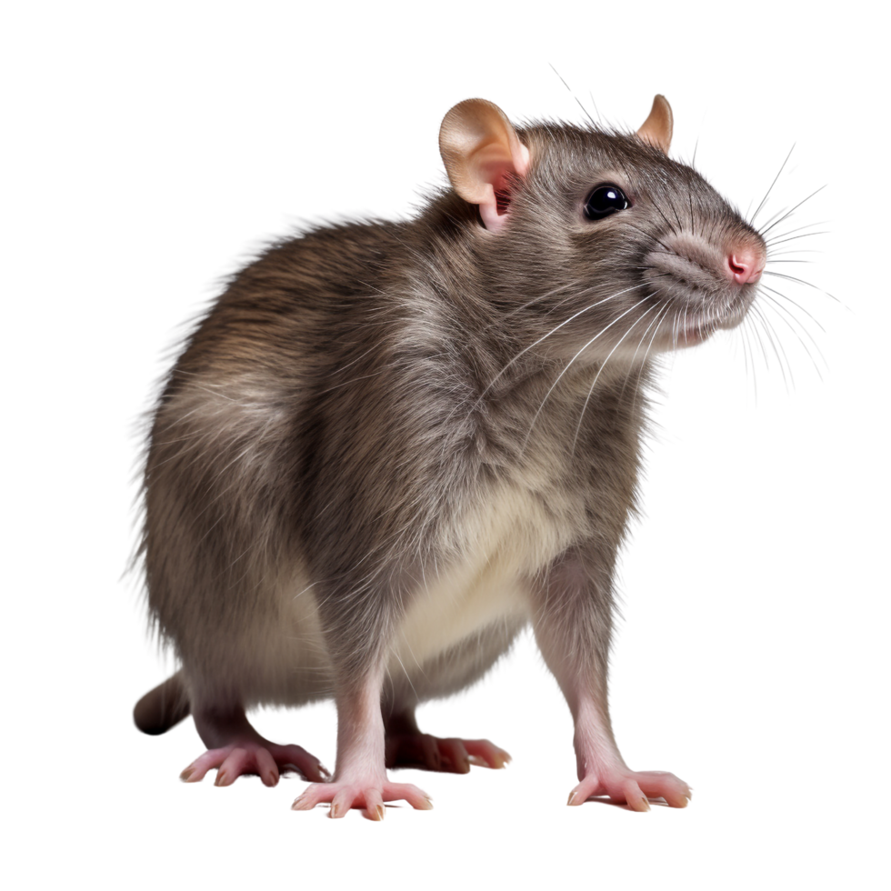 AI generated Rat clip art png