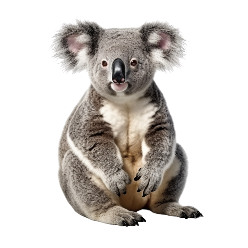 AI generated Koala clip art png