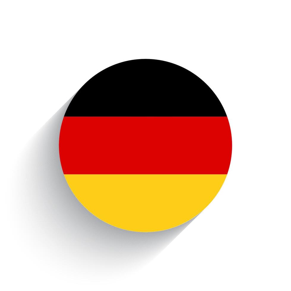 nacional bandera de Alemania icono vector ilustración aislado en blanco antecedentes.