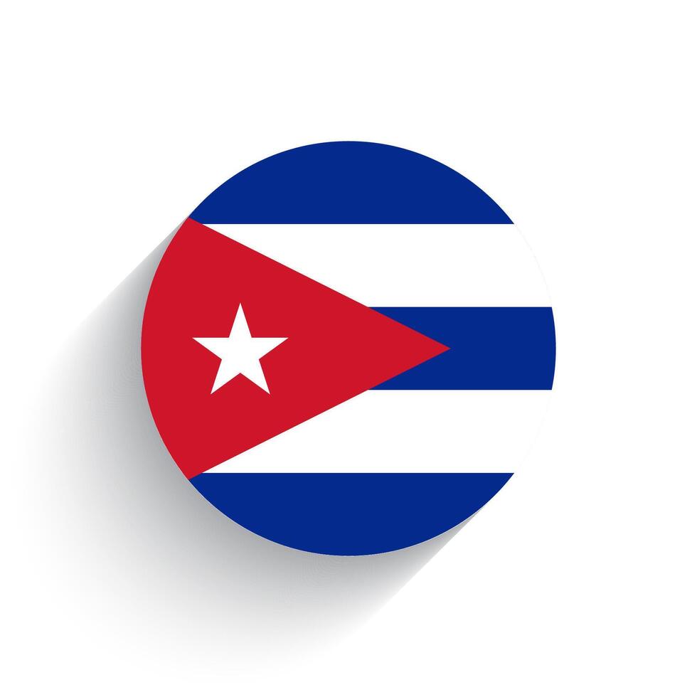 nacional bandera de Cuba icono vector ilustración aislado en blanco antecedentes.