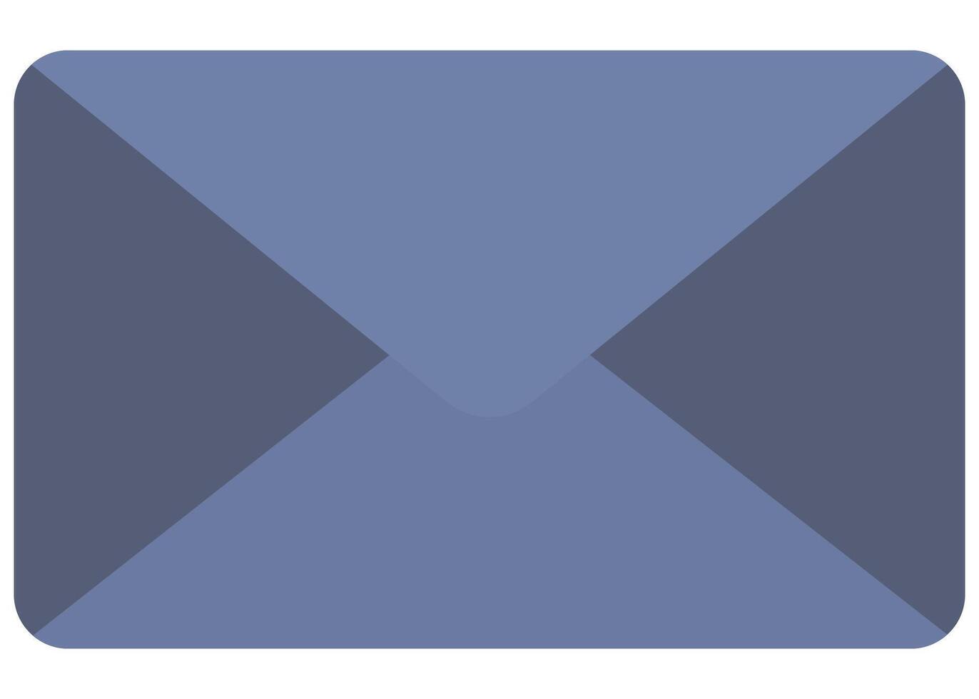 Email envelope vector icon isolated on white background.