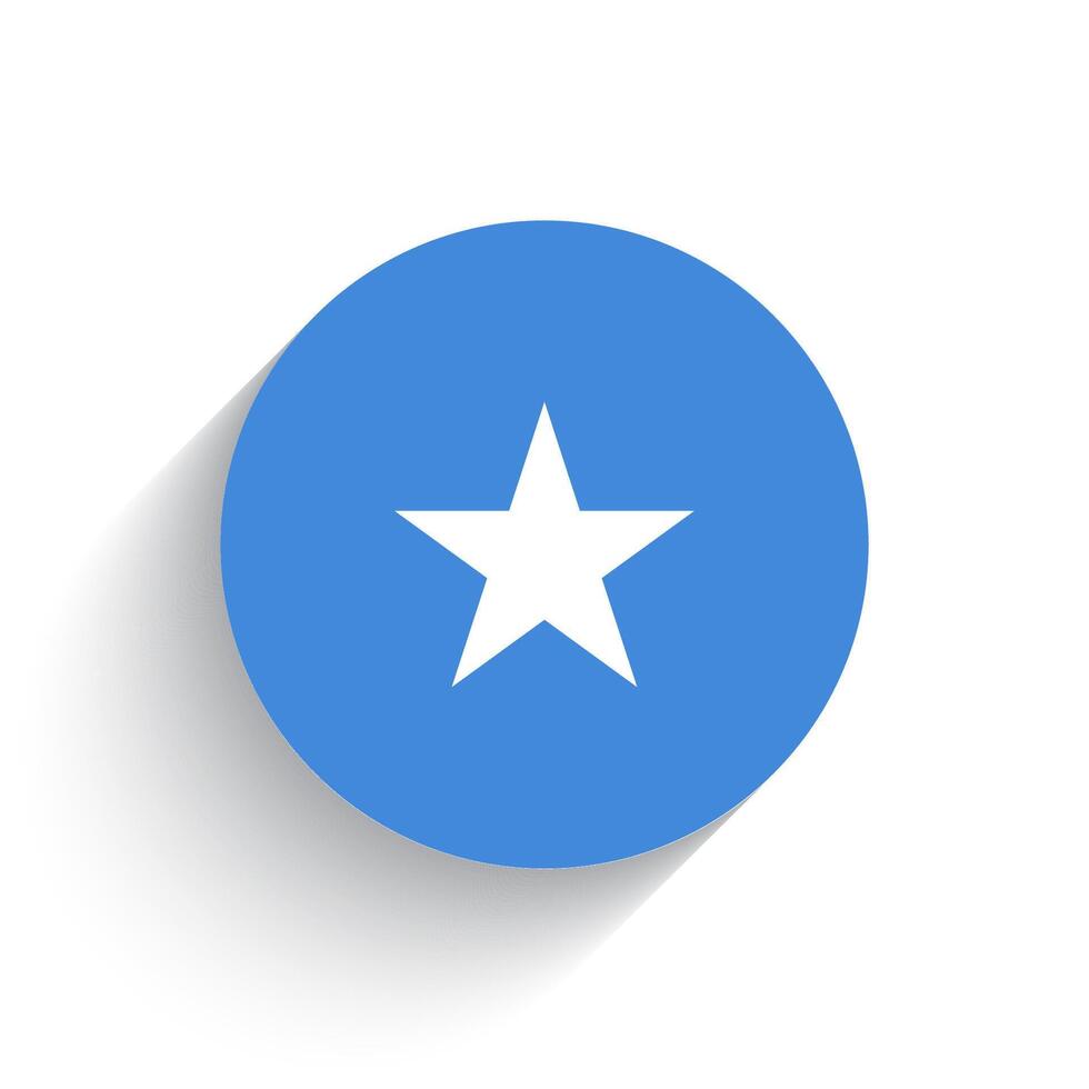 nacional bandera de Somalia icono vector ilustración aislado en blanco antecedentes.