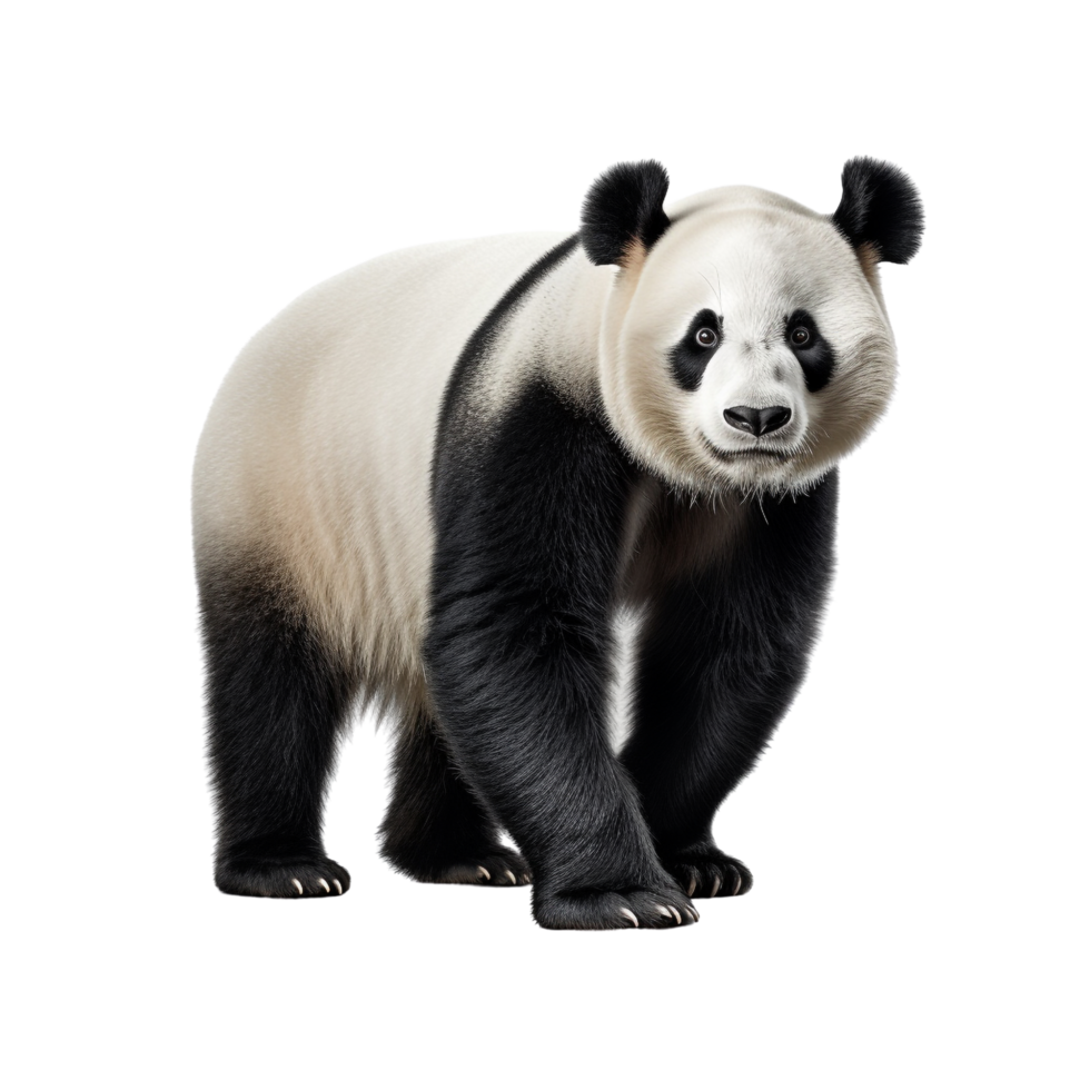 AI generated Panda clip art png