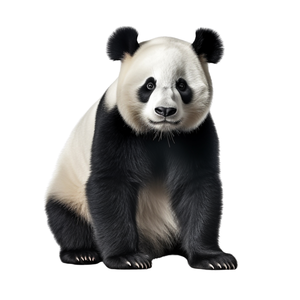 AI generated Panda clip art png