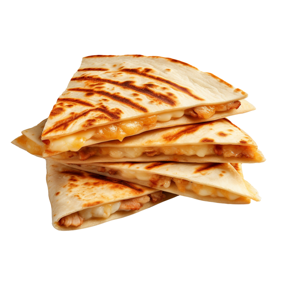 ai gerado Quesadilla grampo arte png