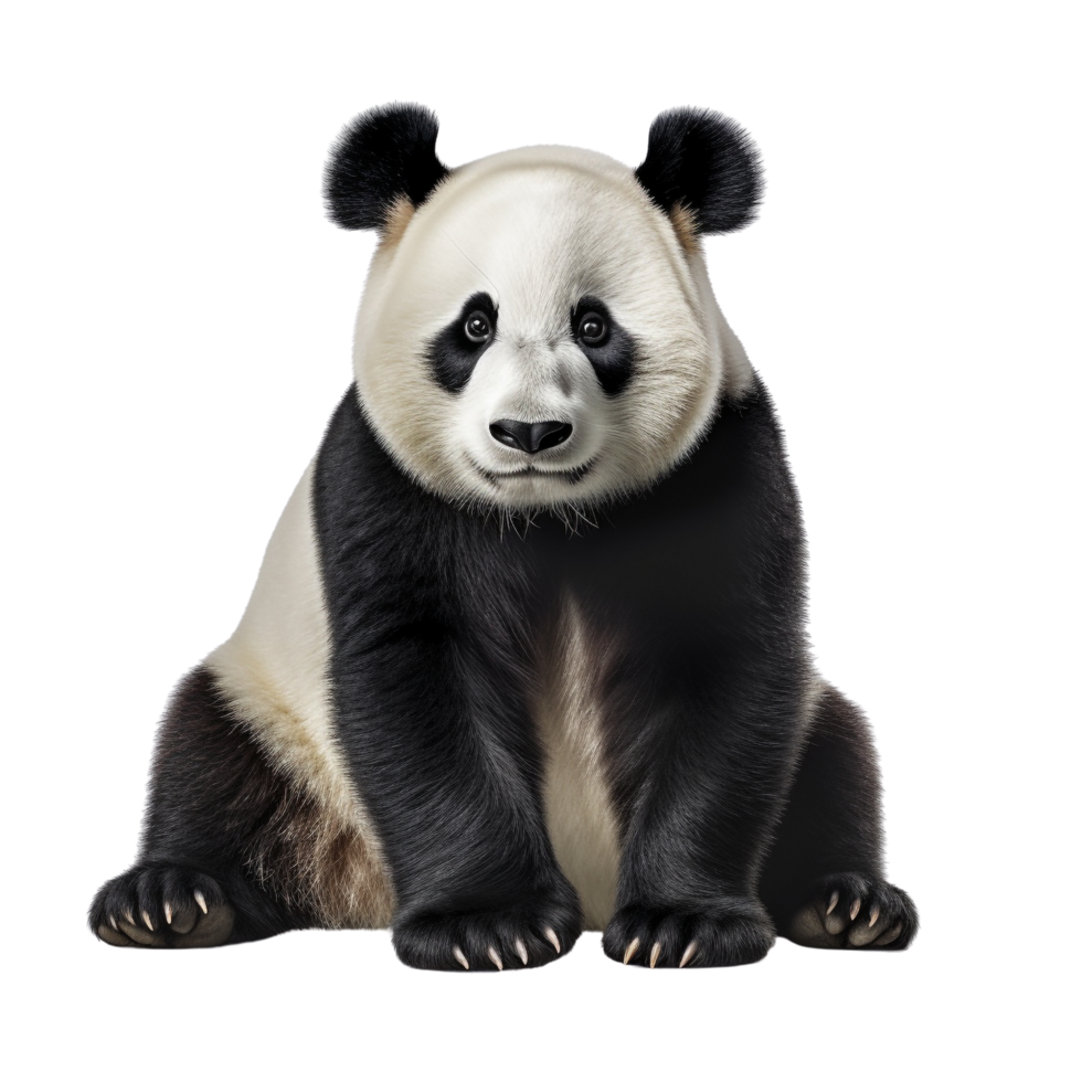 AI generated Panda clip art png