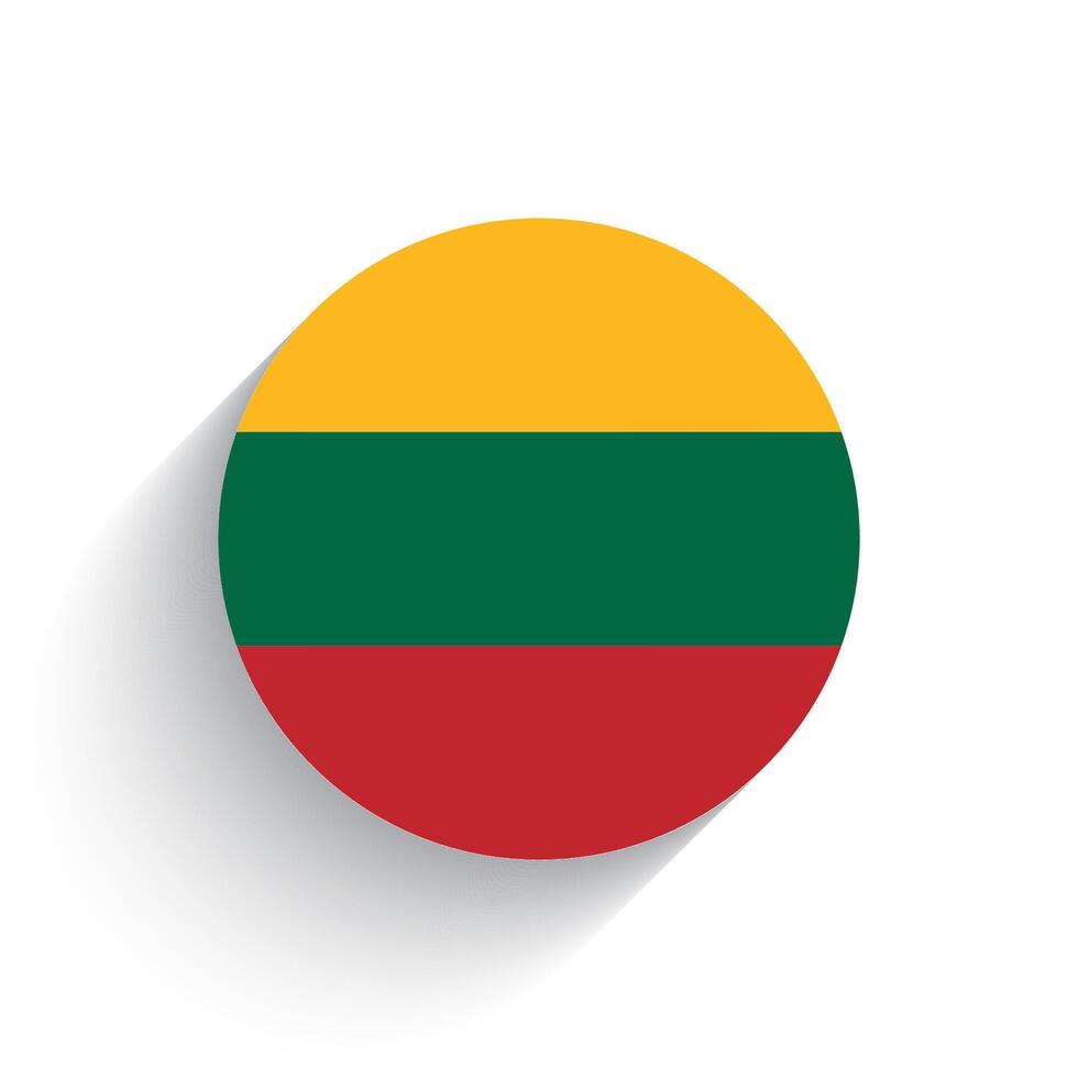 National flag of Lithuania icon vector illustration isolated on white background.
