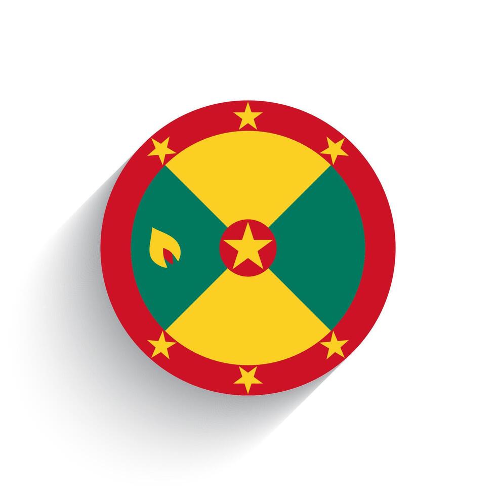 National flag of Grenada icon vector illustration isolated on white background.