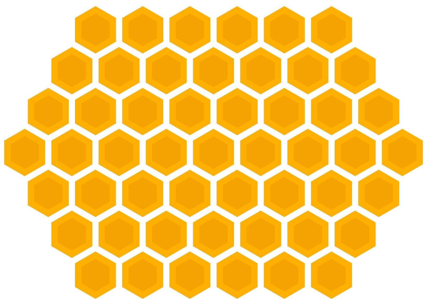 Honeycomb flat icon isolated on white background. vector