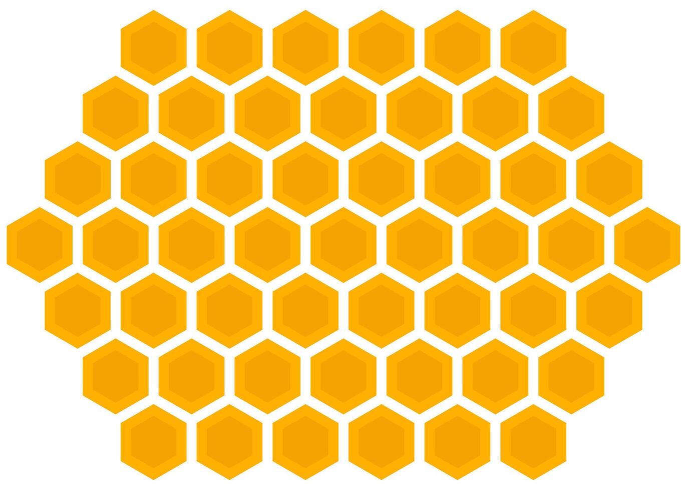 Honeycomb flat icon isolated on white background. vector