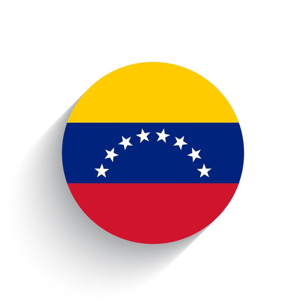 nacional bandera de Venezuela icono vector ilustración aislado en blanco antecedentes.