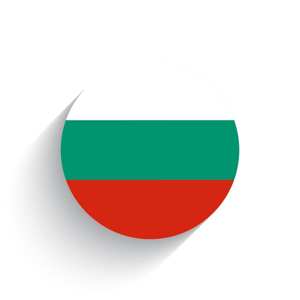 National flag of Bulgaria icon vector illustration isolated on white background.