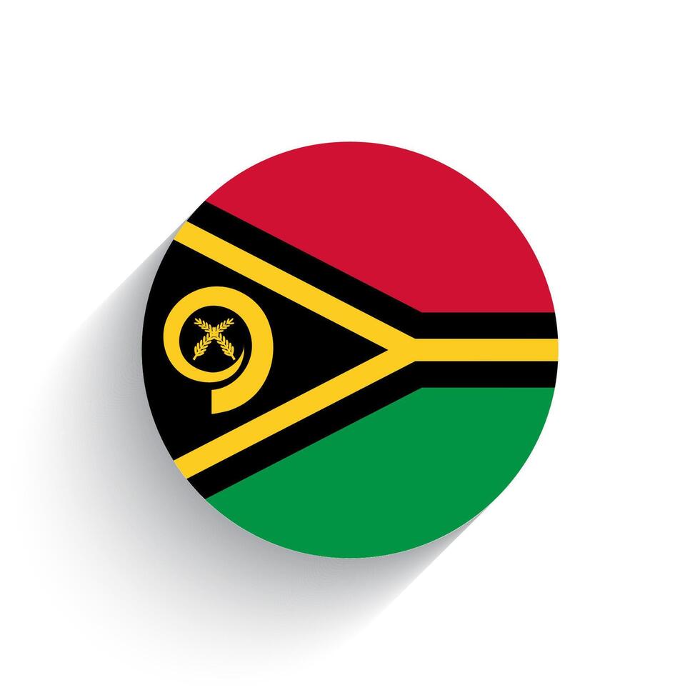 nacional bandera de vanuatu icono vector ilustración aislado en blanco antecedentes.