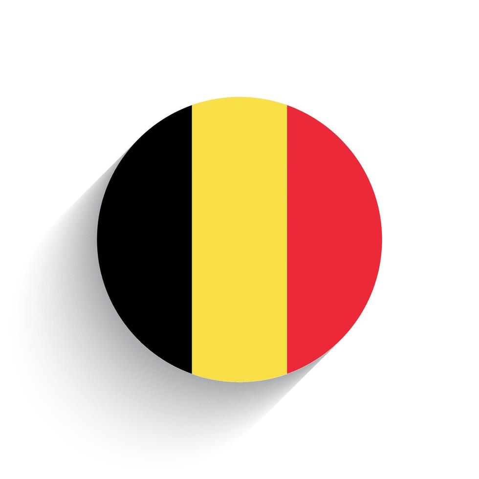 nacional bandera de Bélgica icono vector ilustración aislado en blanco antecedentes.