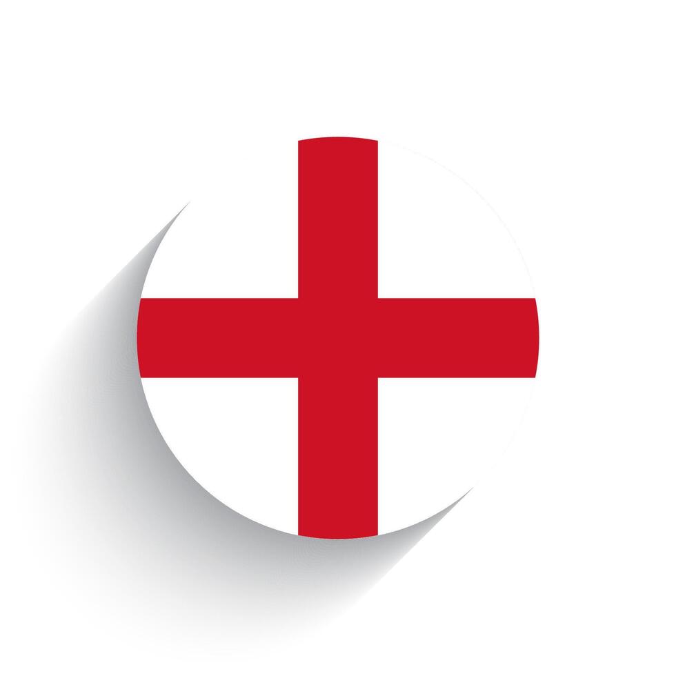 National flag of England icon vector illustration isolated on white background.