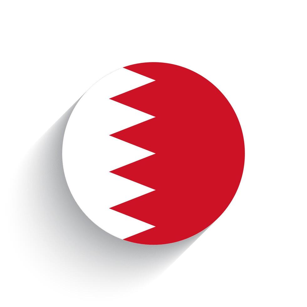 National flag of Bahrain icon vector illustration isolated on white background.