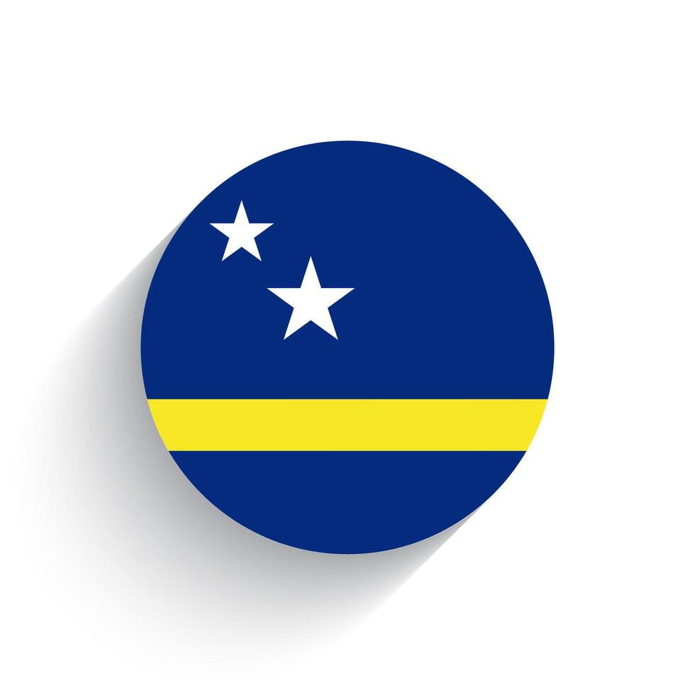 nacional bandera de curacao icono vector ilustración aislado en blanco antecedentes.