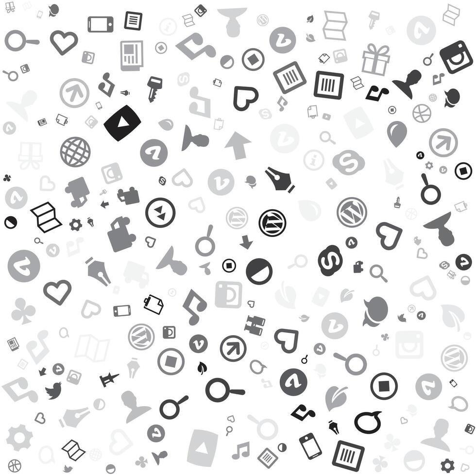 Icon Patterns and technology background vector