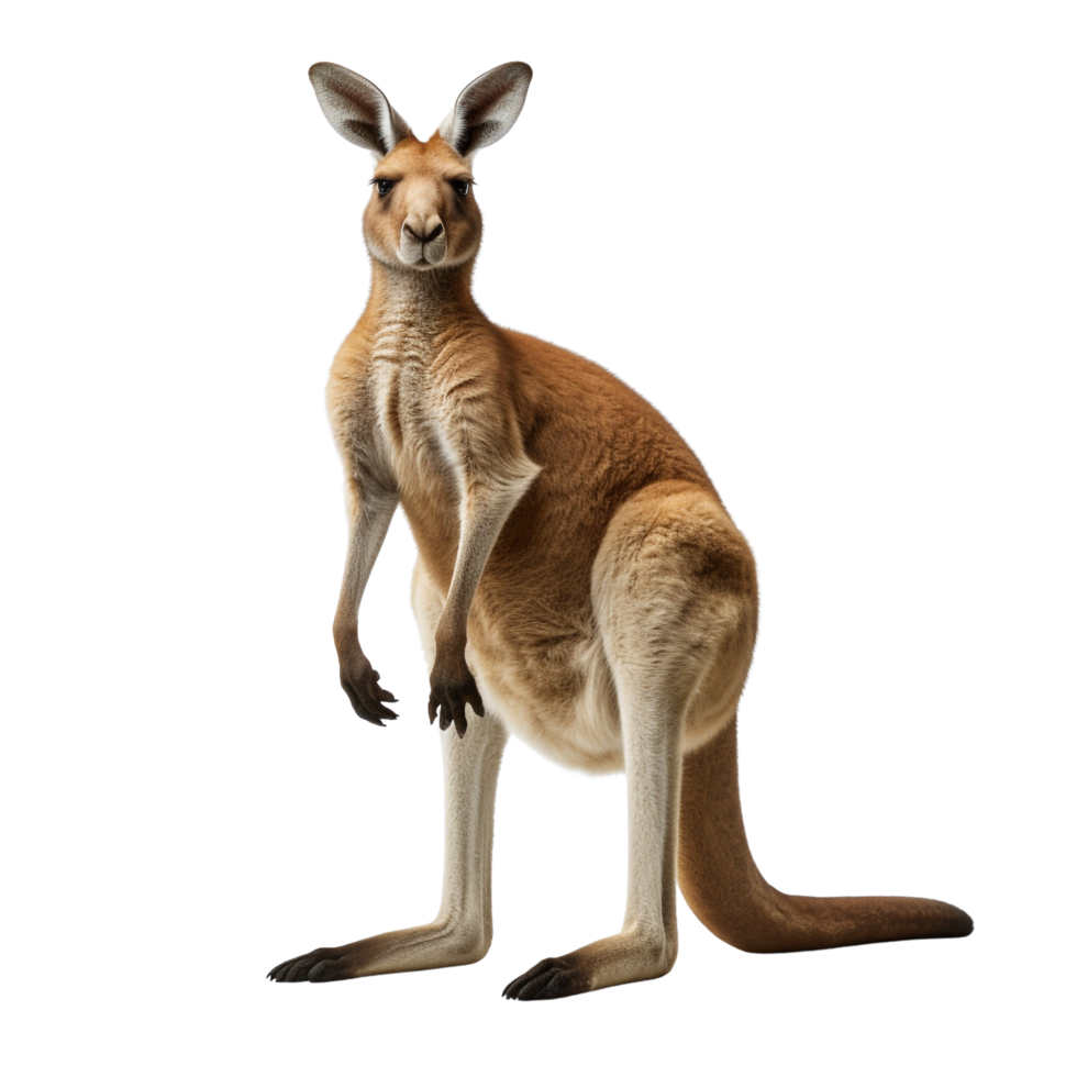 AI generated Kangaroo clip art png