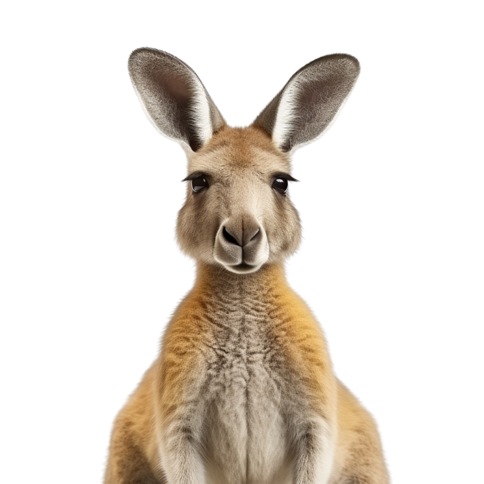 AI generated Kangaroo clip art png