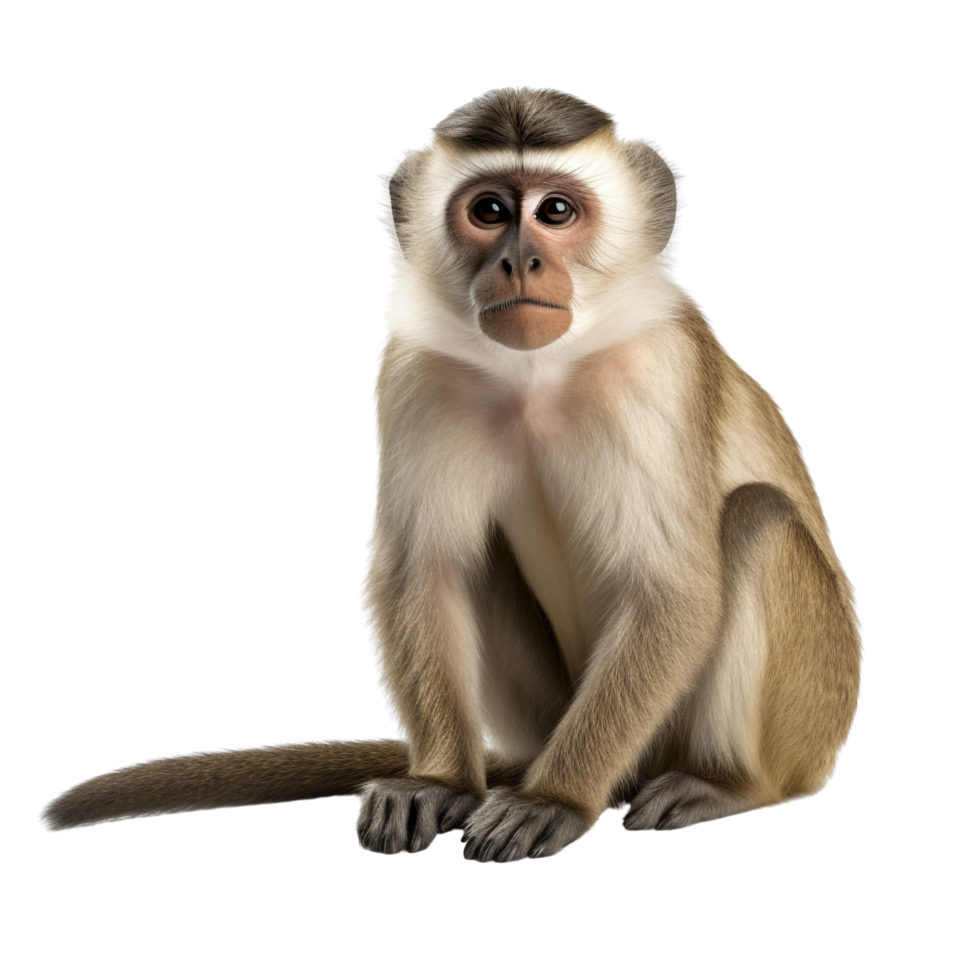 AI generated Monkey clip art png