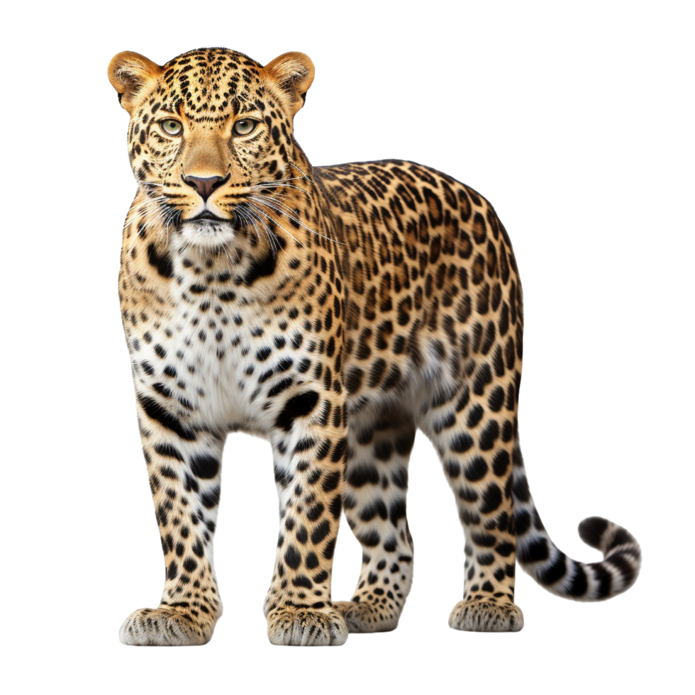 AI generated Leopard clip art png