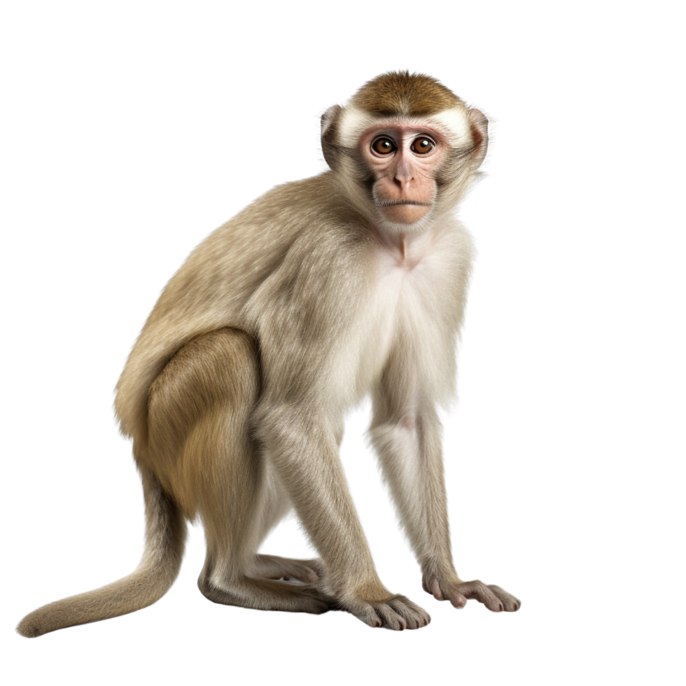 AI generated Monkey clip art png