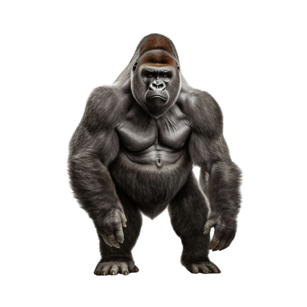 AI generated Gorilla clip art png