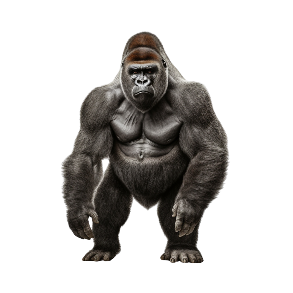 AI generated Gorilla clip art png