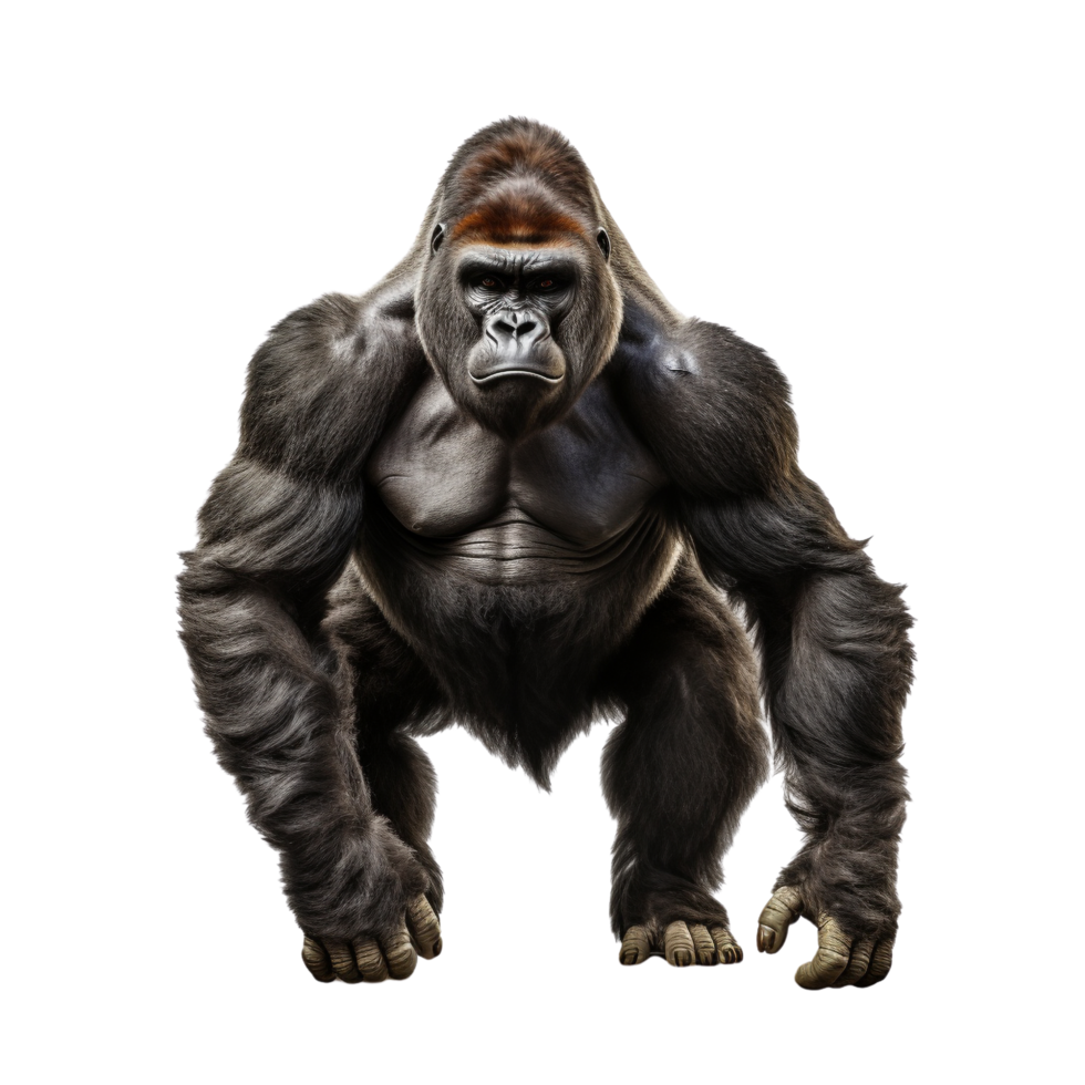 AI generated Gorilla clip art png