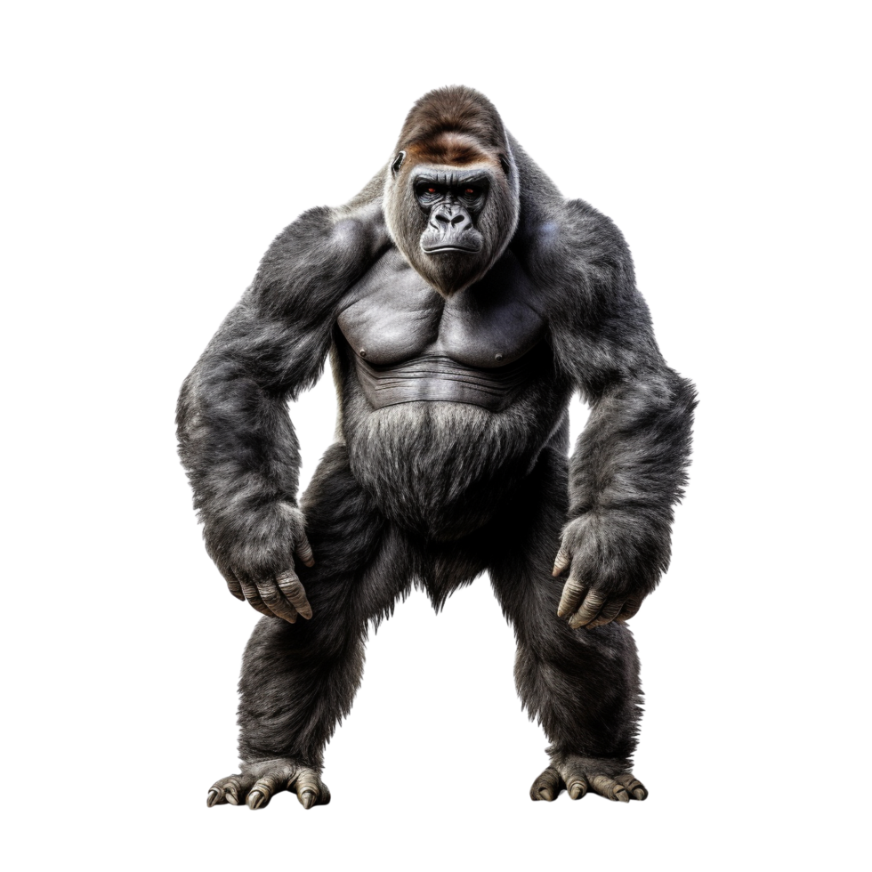 AI generated Gorilla clip art png
