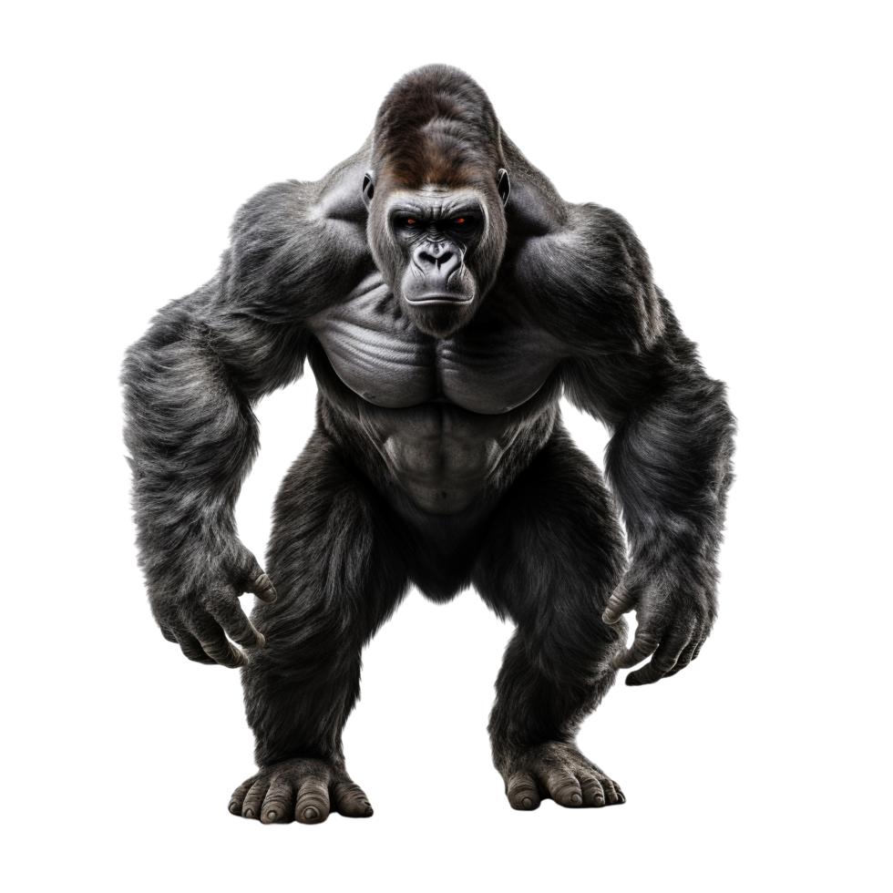 AI generated Gorilla clip art png