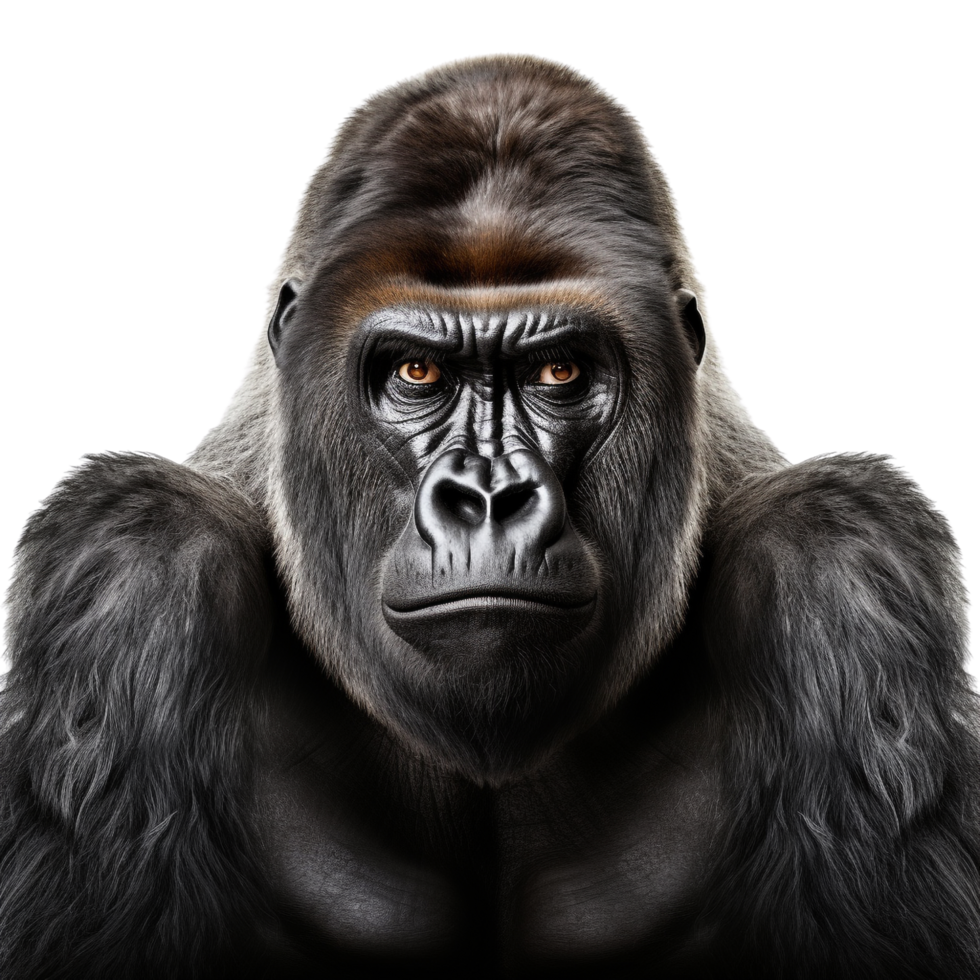 AI generated Gorilla clip art png