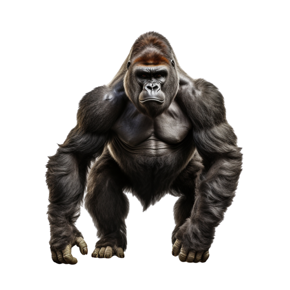 AI generated Gorilla clip art png