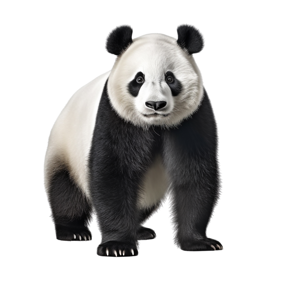 AI generated Panda clip art png
