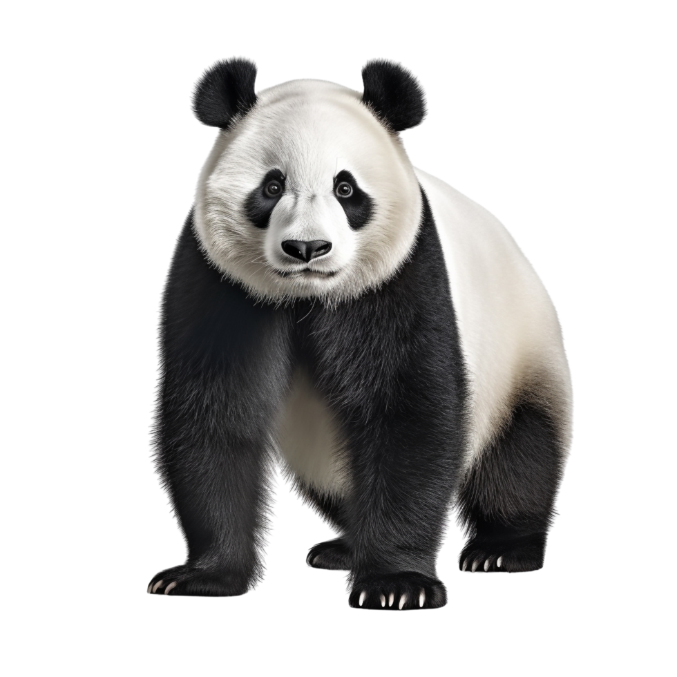 AI generated Panda clip art png