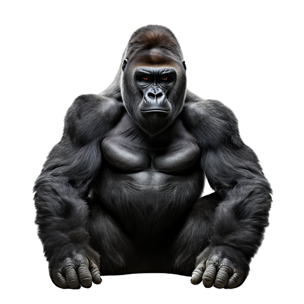 AI generated Gorilla clip art png