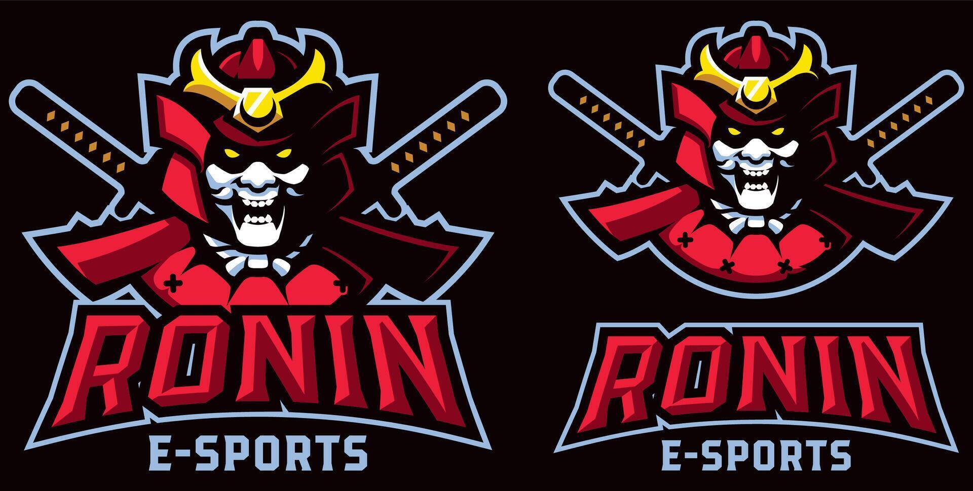 Ronin Team Mascot vector