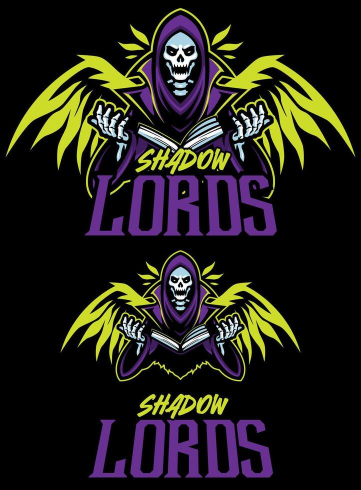 Shadow Lords Team Mascot vector