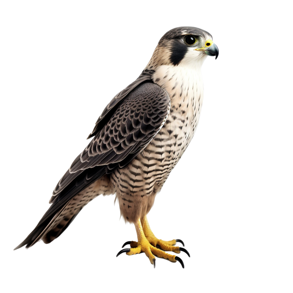 AI generated Falcon bird clip art png