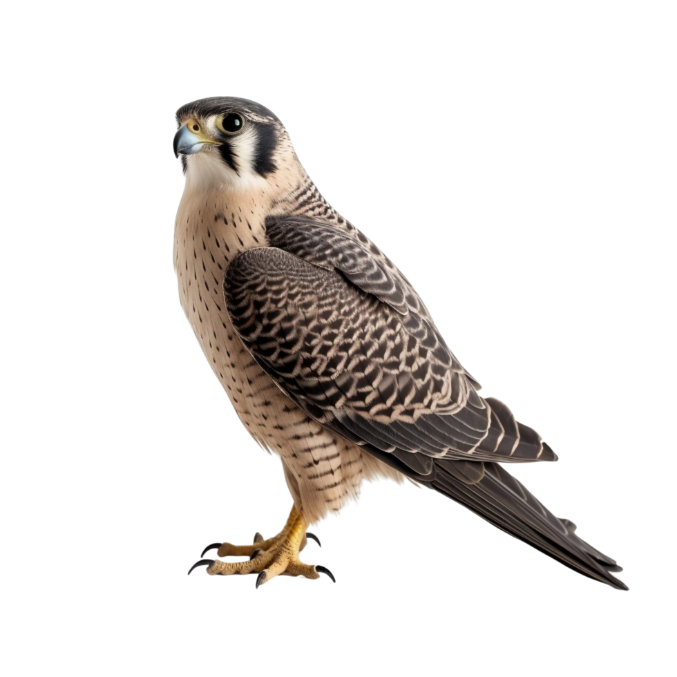 AI generated Falcon bird clip art png