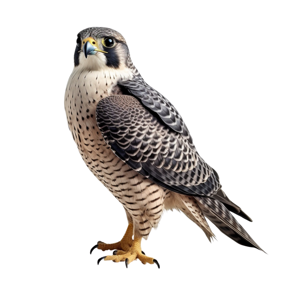 AI generated Falcon bird clip art png