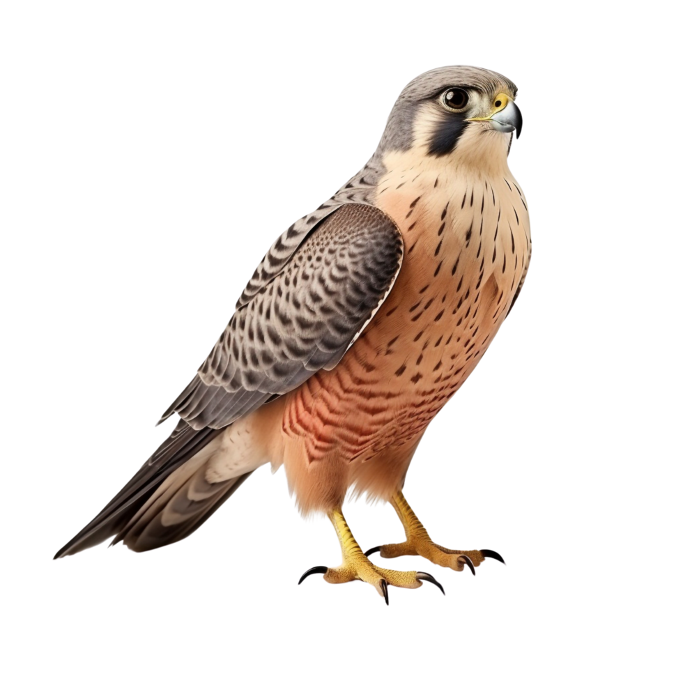 AI generated Falcon bird clip art png